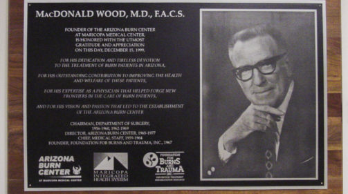 macdonald wood plaque