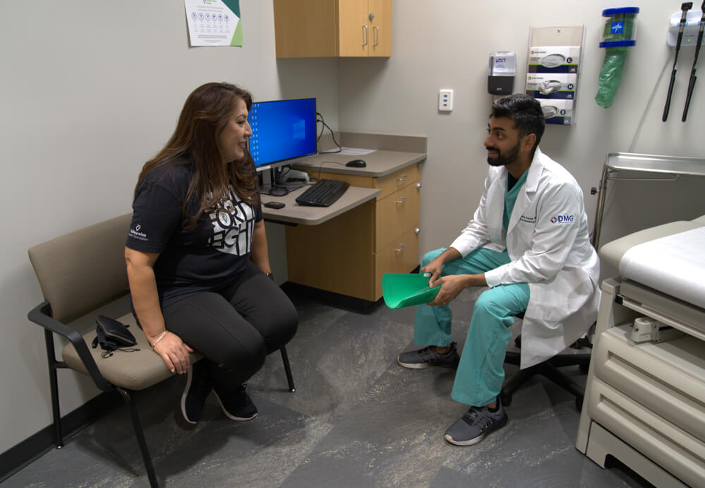 Dr. Anand and Patient