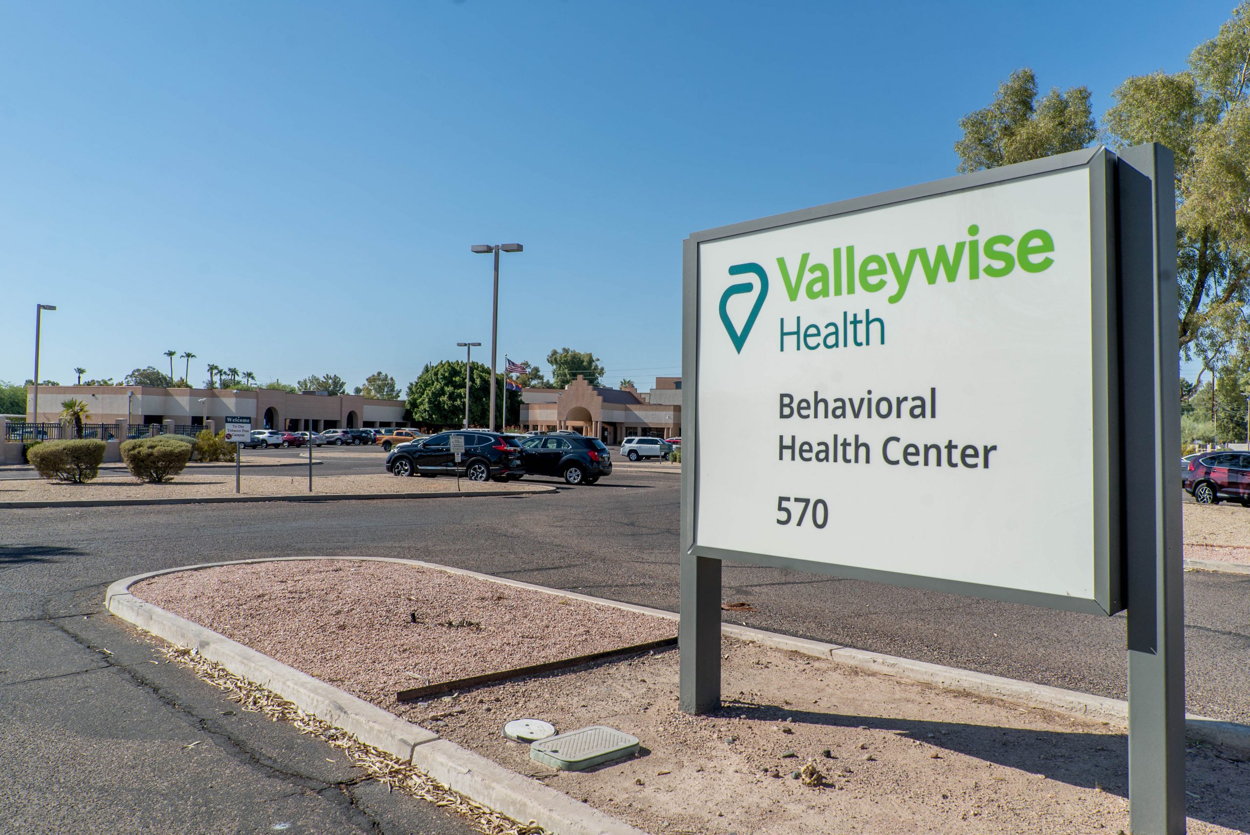 Valleywise Health Center front sign