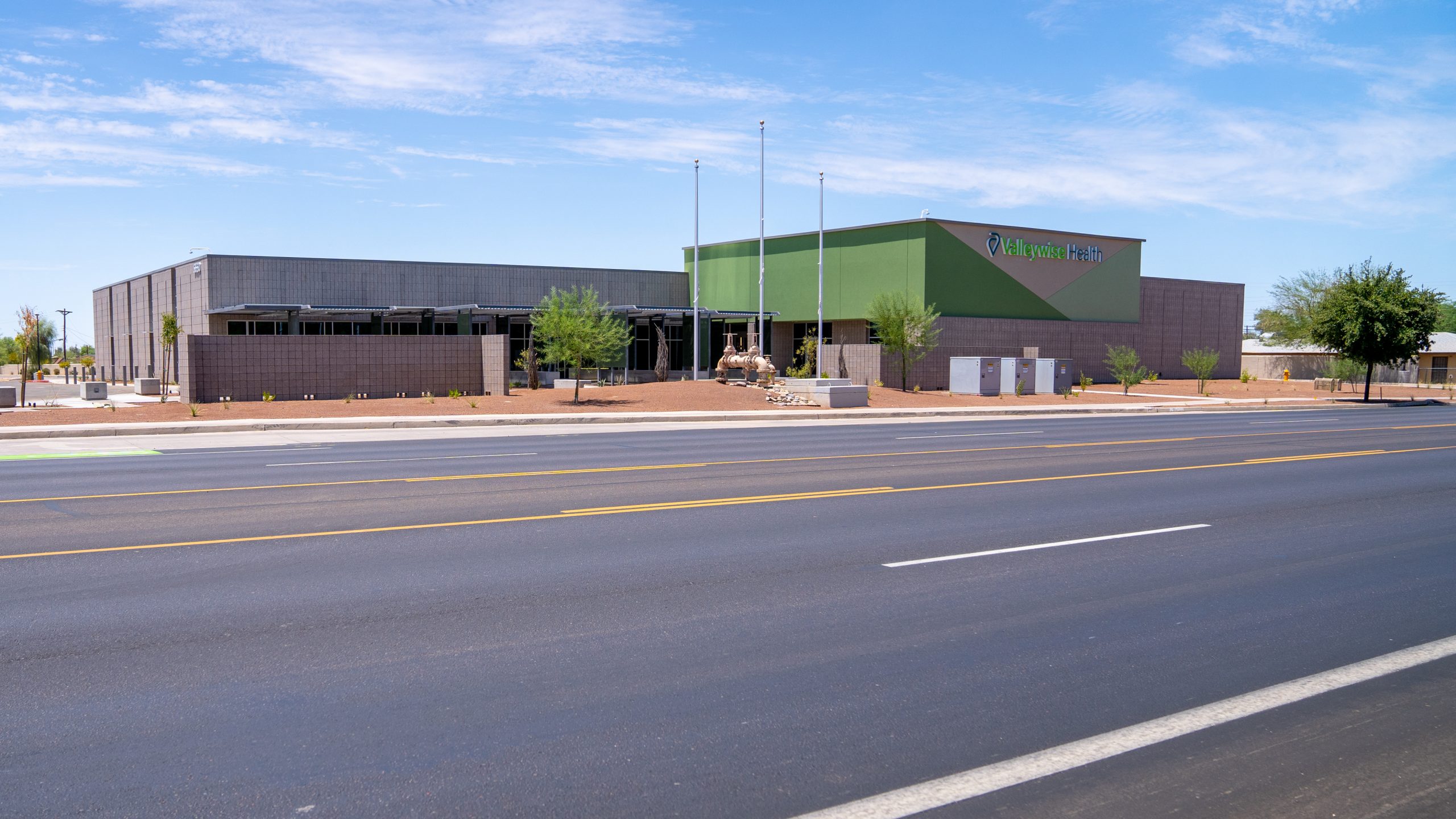 outside view of health center in laveen